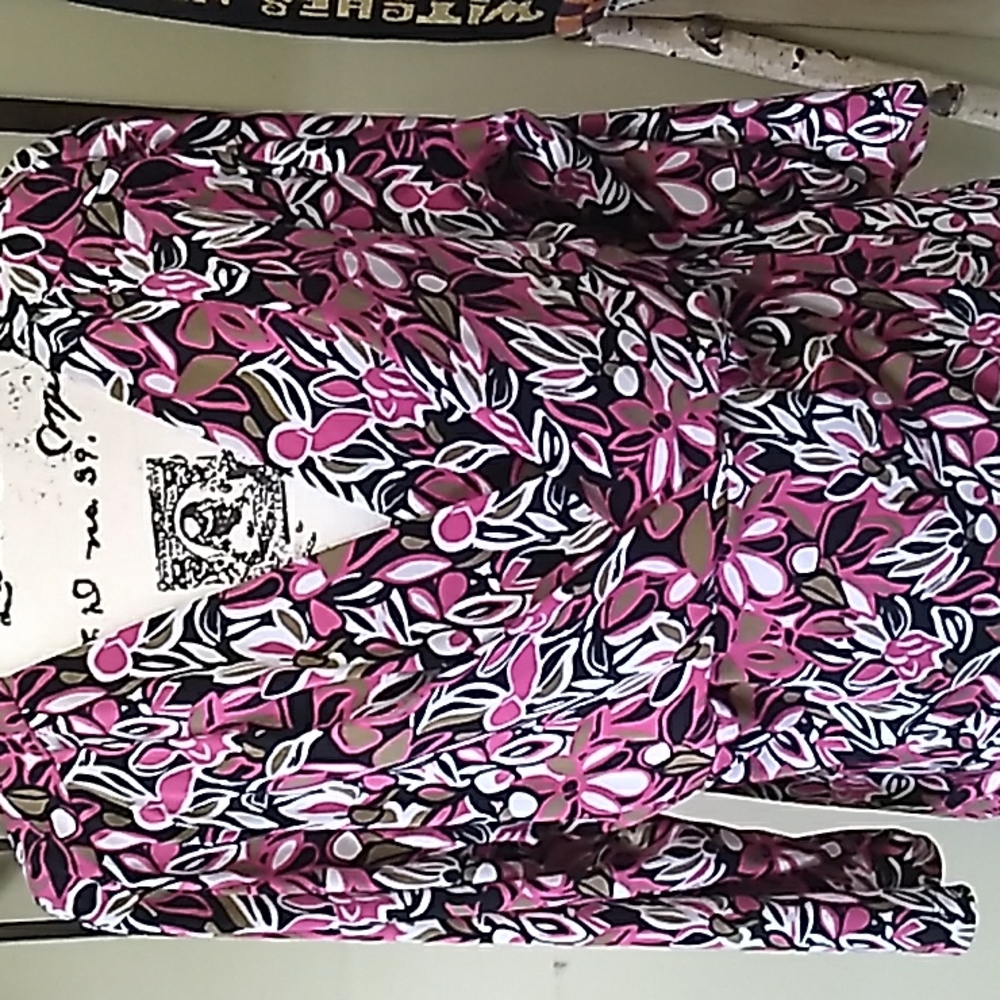 CHICO'S Retro Floral Top!!!!